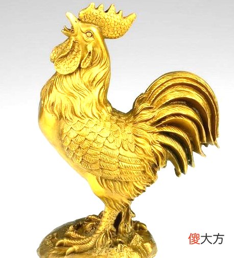 大庆把铜公鸡拿到当铺，他伸出右手5个指头，左手握拳挥了两下