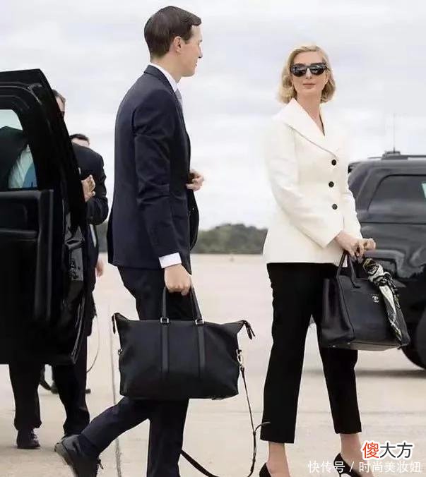 【就爱时尚】伊万卡剪掉长发更美了，穿白色西装配9分裤A爆了，不愧是超模