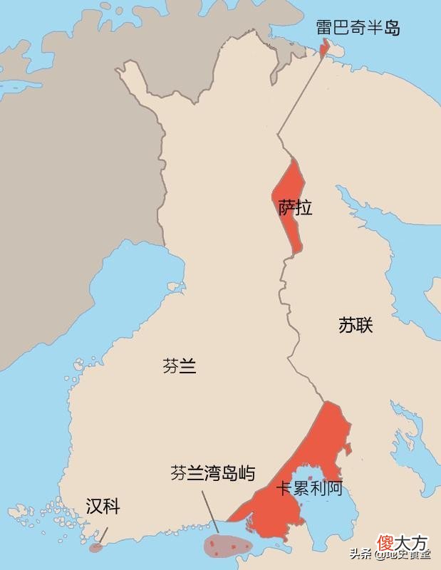 芬兰为何失去了四万平方公里领土 芬兰为什么不索回领土