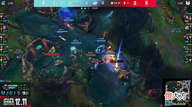 【游戏世界】LPL夏季赛:AL让1追2力克IGXun取第四次MVP却闪现撞墙连续空大