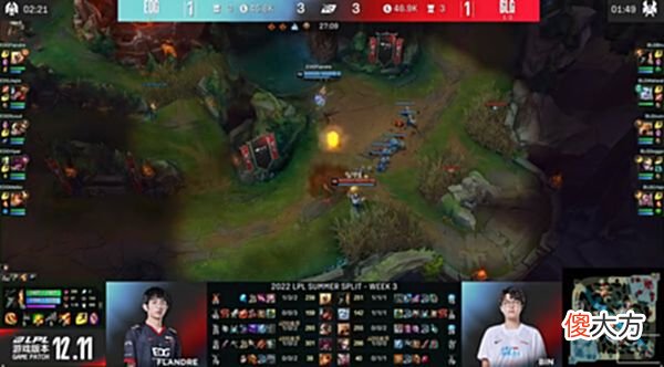 【游戏世界】Bin的船长出了大问题，BLG不敌EDG，排名倒数第三，真成冤大头了？