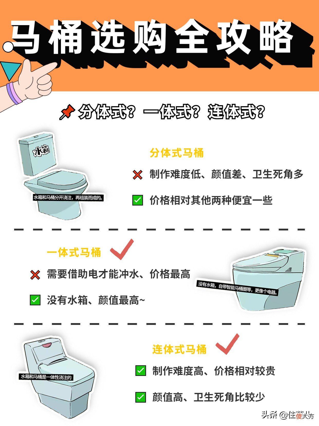 买马桶,别听商家说得天花乱坠,认准几个方面就够了!