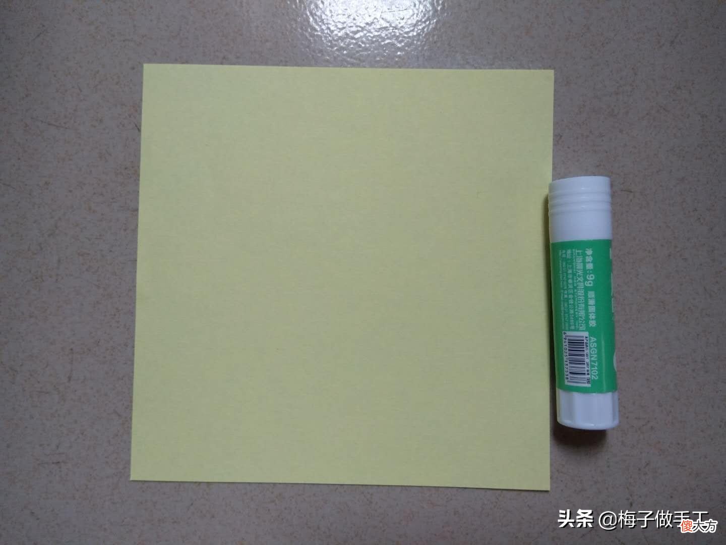 用一张正方形折纸折一颗简单的立体钻石 钻石盒子立体的折法一张纸