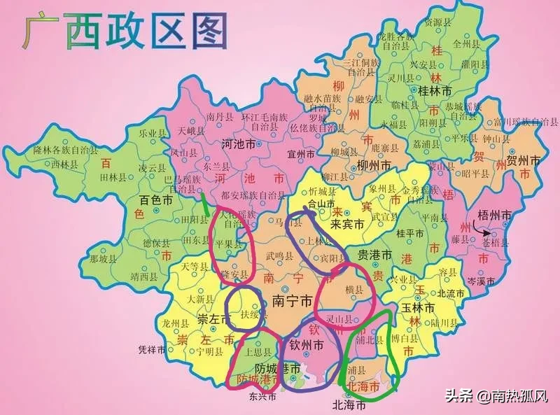 目前广西应该是清贫地区，发展缓慢, 如何走出一条属于特色自治区的道路，个人看法