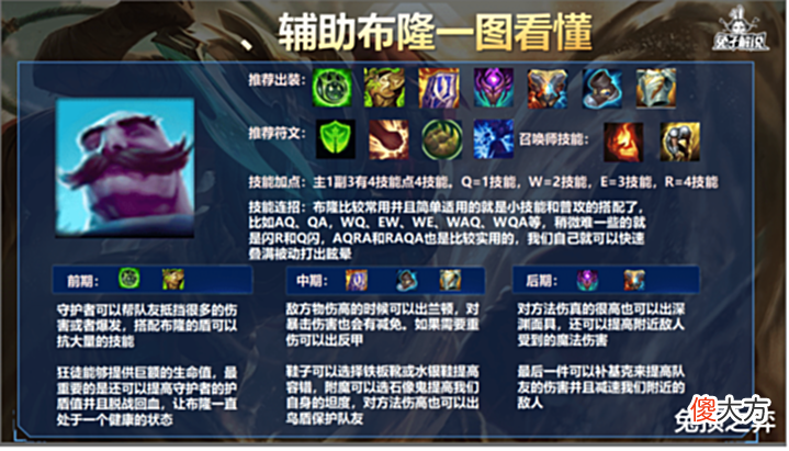 【游戏世界】LOL手游这才是辅助,来自布隆的顶尖保护能力!