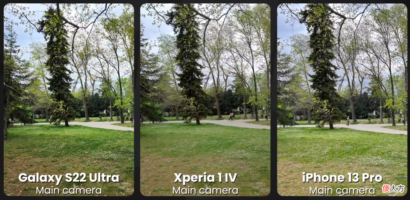 索尼Xperia1IV、苹果13Pro、三星S22UItra,影像较量,差距特别大