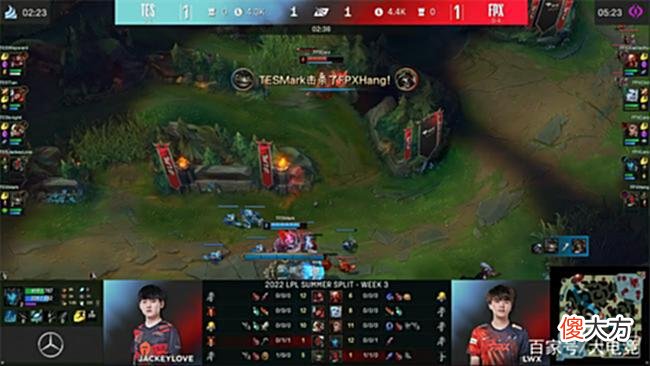 【游戏世界】LOL-LPL：Tian巨魔灵性节奏抓穿三路，FPX鏖战三局1:2不敌TES