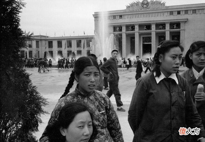 【爱历史】老照片 1956年的湖北武汉 当年长江大桥还没建起