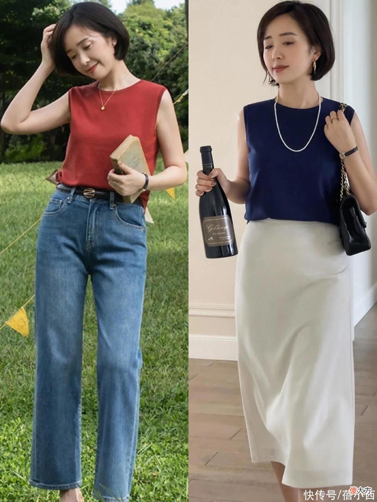 【时尚一点】三四十岁的女人想穿得优雅，别错过针织衫的搭配，高级感扑面而来