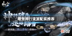 暖雪神行怎么玩_神行流派配装推荐