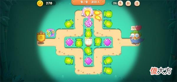 【游戏迷】保卫萝卜4全关卡通关攻略合集要点：前期瓶子炮清障碍