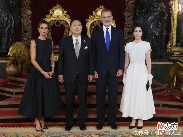 【时尚一点】韩国第一夫人首亮相就大抢风头！穿白裙成晚宴花魁，终于扳回一成