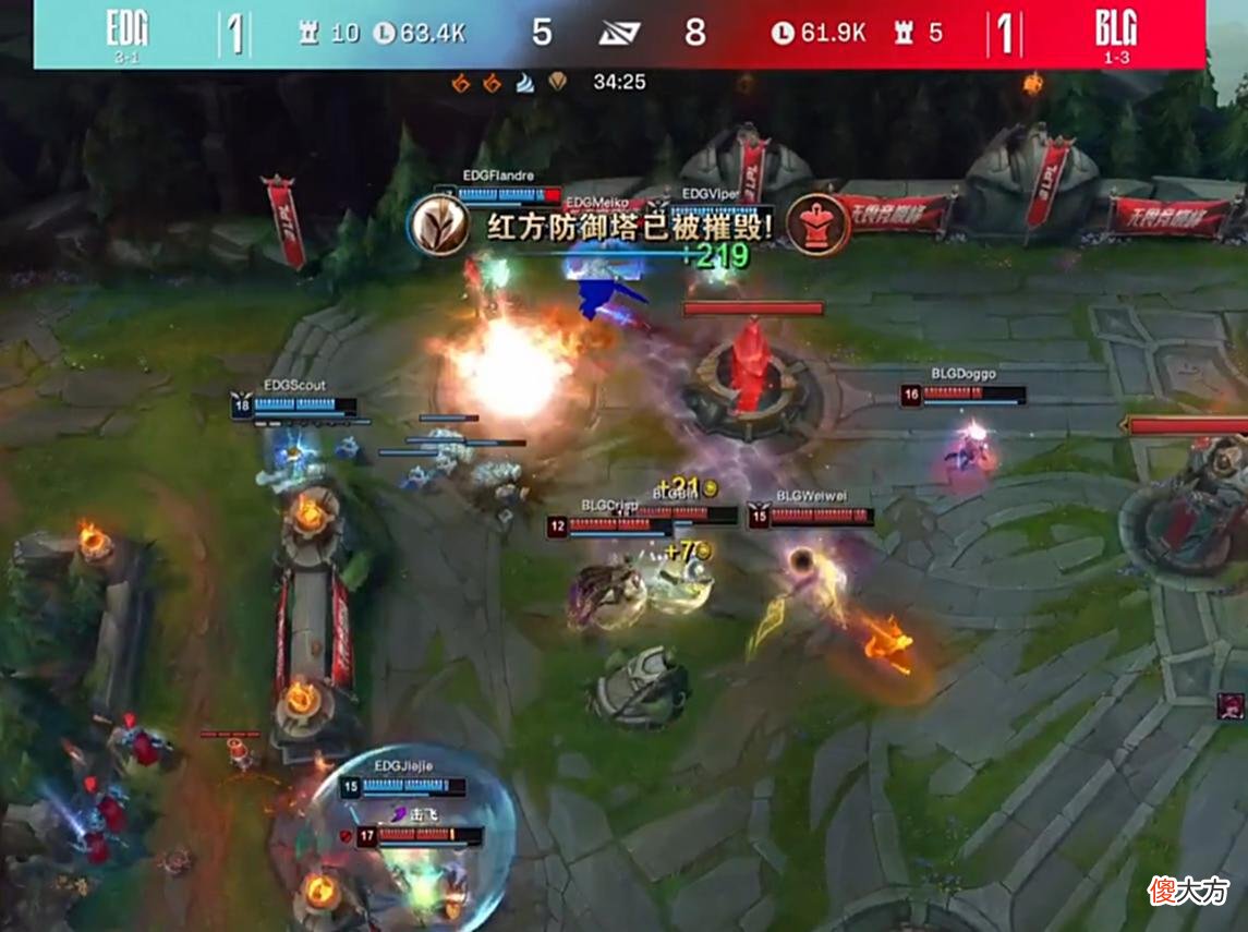 【游戏迷】LPL夏季赛：BLG1:2EDG，Bin船长身败名裂，Doggo连装备都不会出？