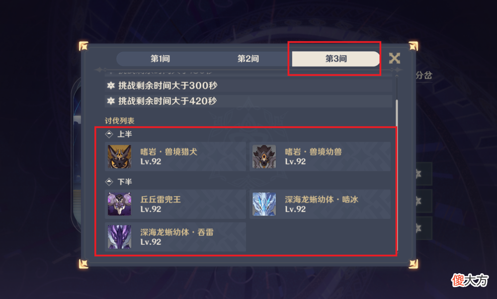 【游戏世界】原神：深渊36星“有手就行”，0命5星轻松凹穿，6命行秋下岗了！
