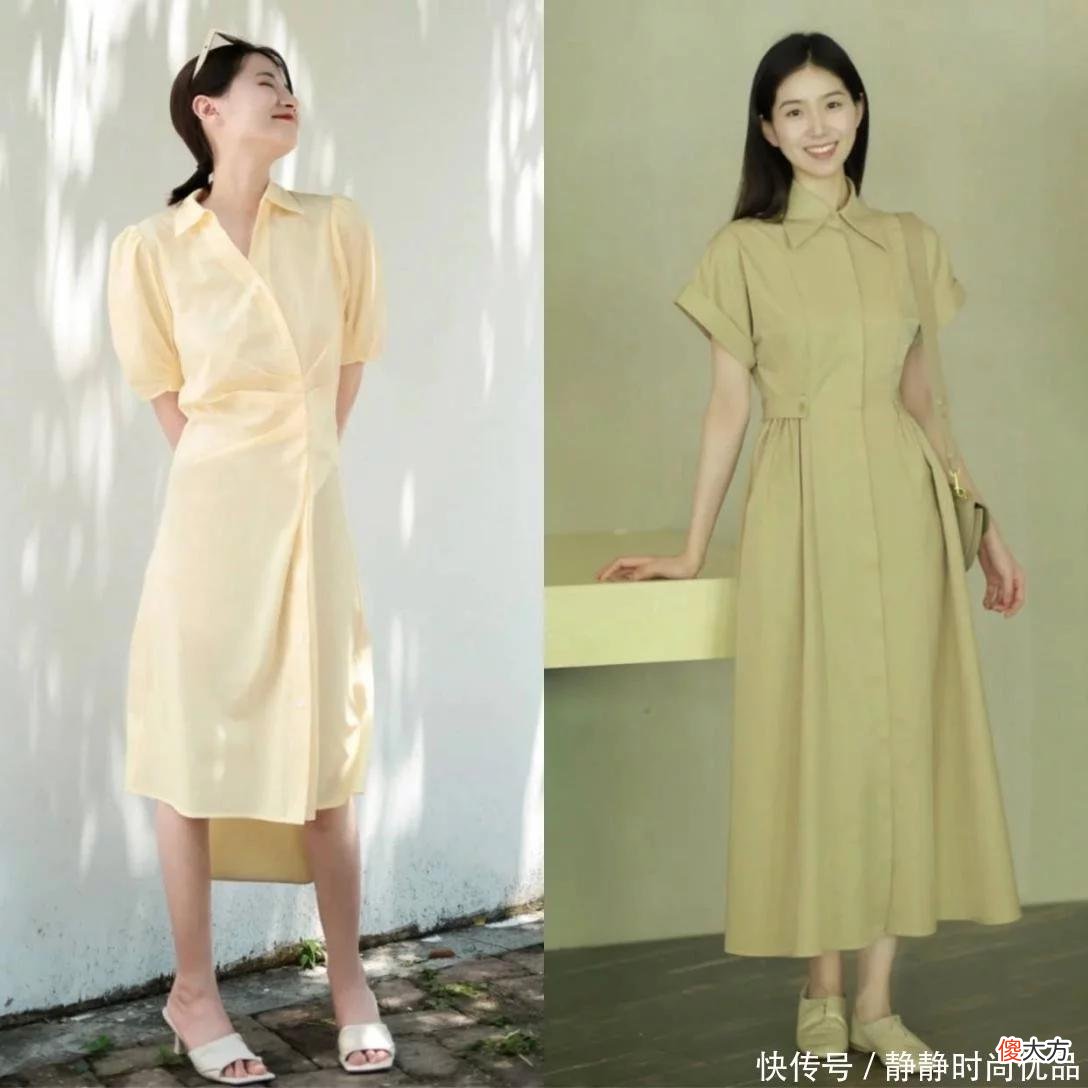 【就爱时尚】这3条连衣裙适合30+女人，小黑裙、衬衫裙、碎花裙，气质优雅