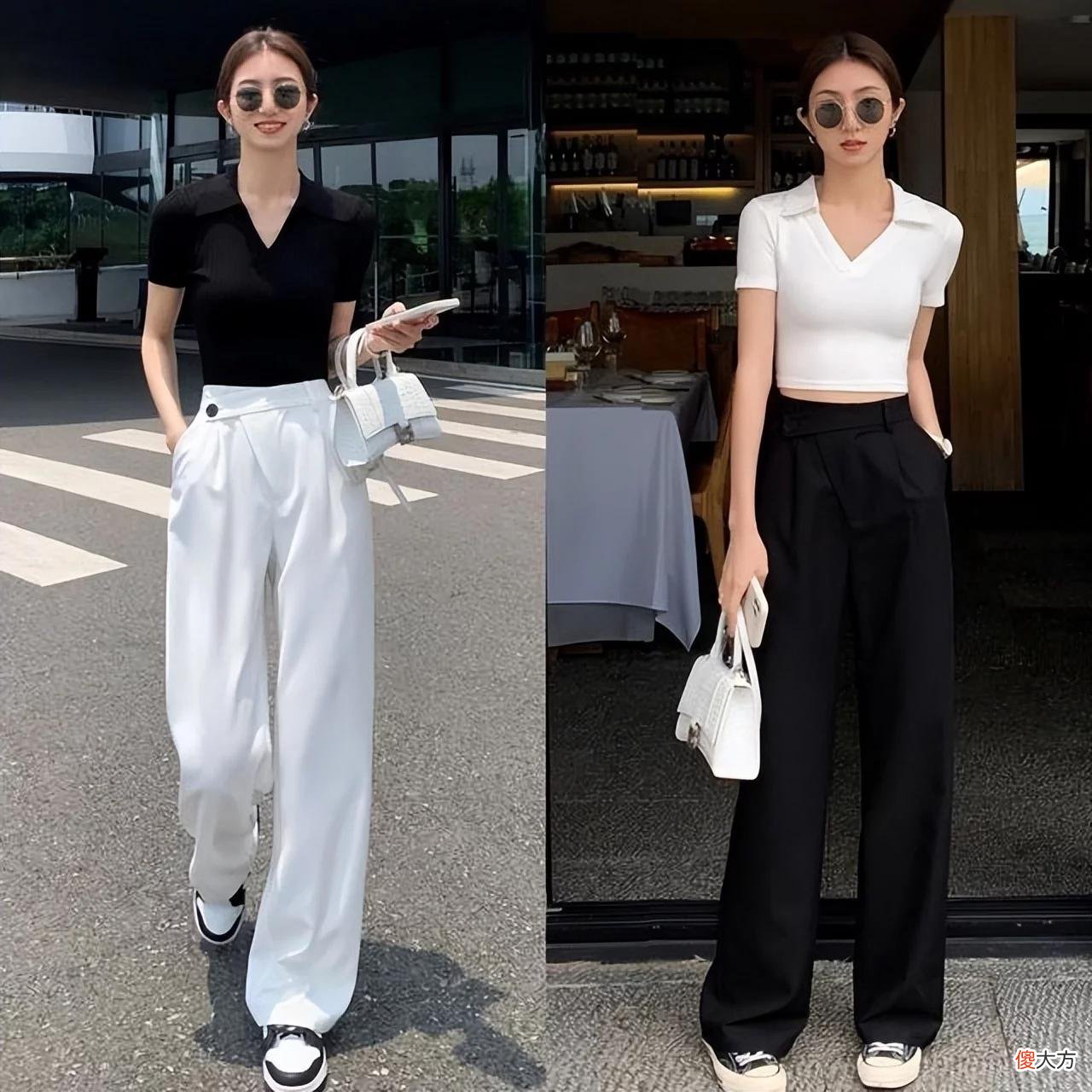 【时尚一点】30岁左右的女人，夏季穿阔腿裤配这些上衣，优雅舒适还高级