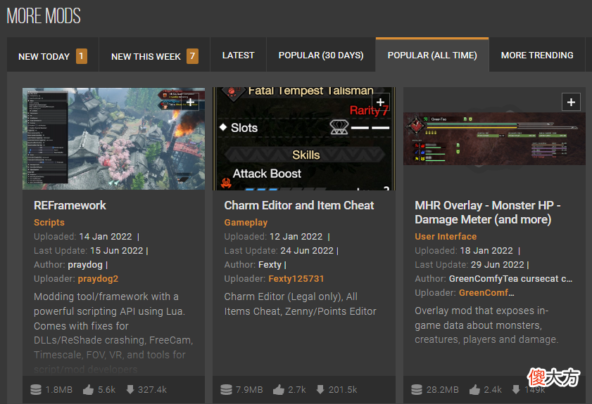 【游戏迷】PC玩家运行不了《怪物猎人 崛起》新DLC，原因是MOD装太多了