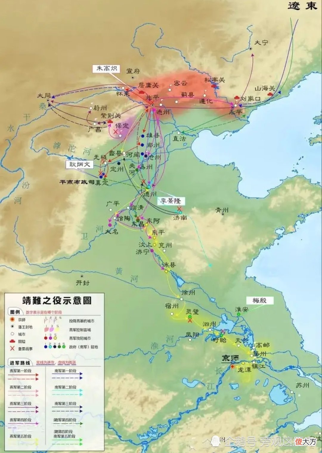 【爱历史】靖难一战，他手握40万大军却冷眼旁观，后人骂他是奸臣，实在憋屈！