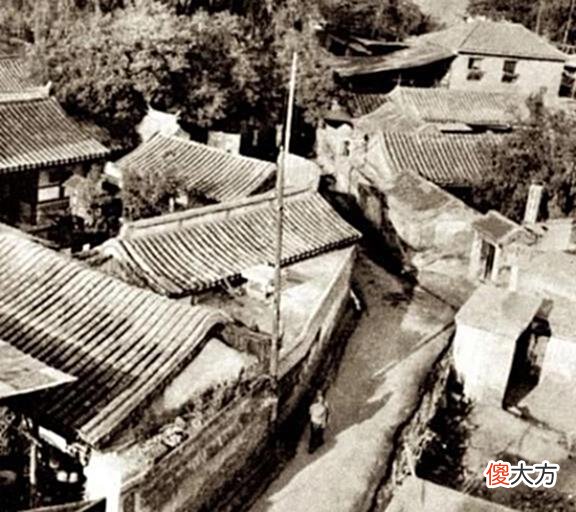 【爱历史】老照片：1940年代民国时期的北京四合院，已经消失的京式城市生活