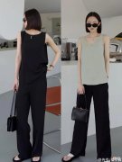 【时尚一点】夏季怎样穿裤子才时髦？“选对颜色和版型”就赢了，显瘦还好搭配