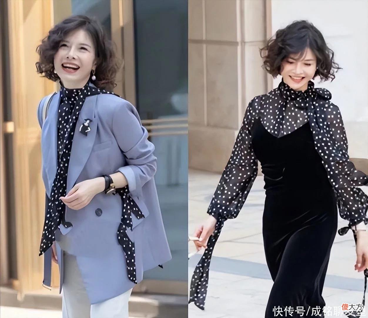 【时尚一点】50+的女人留短发，烫发好看还是直发好看？这样选发型时尚又减龄