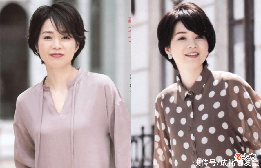 【时尚一点】50+的女人留短发，烫发好看还是直发好看？这样选发型时尚又减龄