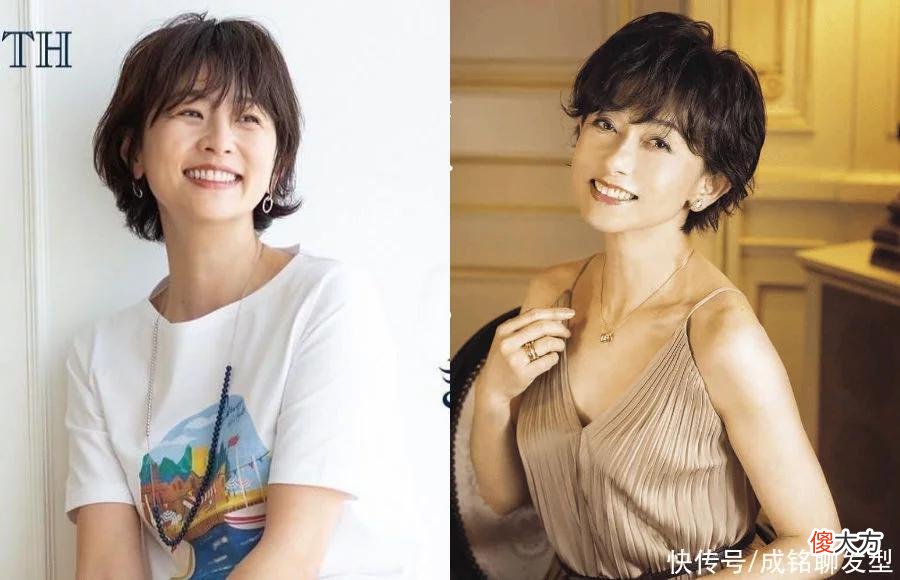 【时尚一点】50+的女人留短发，烫发好看还是直发好看？这样选发型时尚又减龄