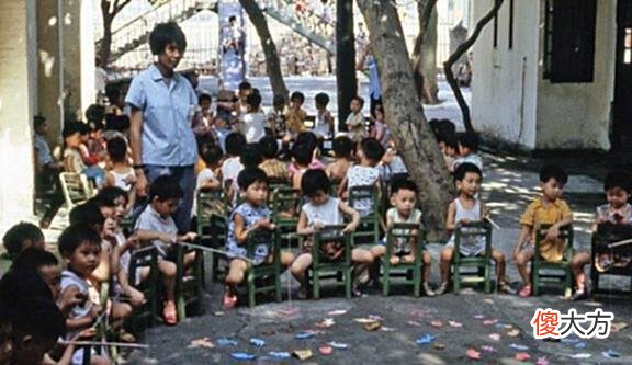 【爱历史】老照片：1970年代后期的广州，那时，市中心有一片绿色农田