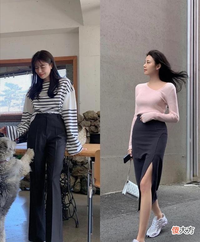 【时尚一点】春天韩系穿搭的范本，穿搭简约朴素，低调舒服又高级