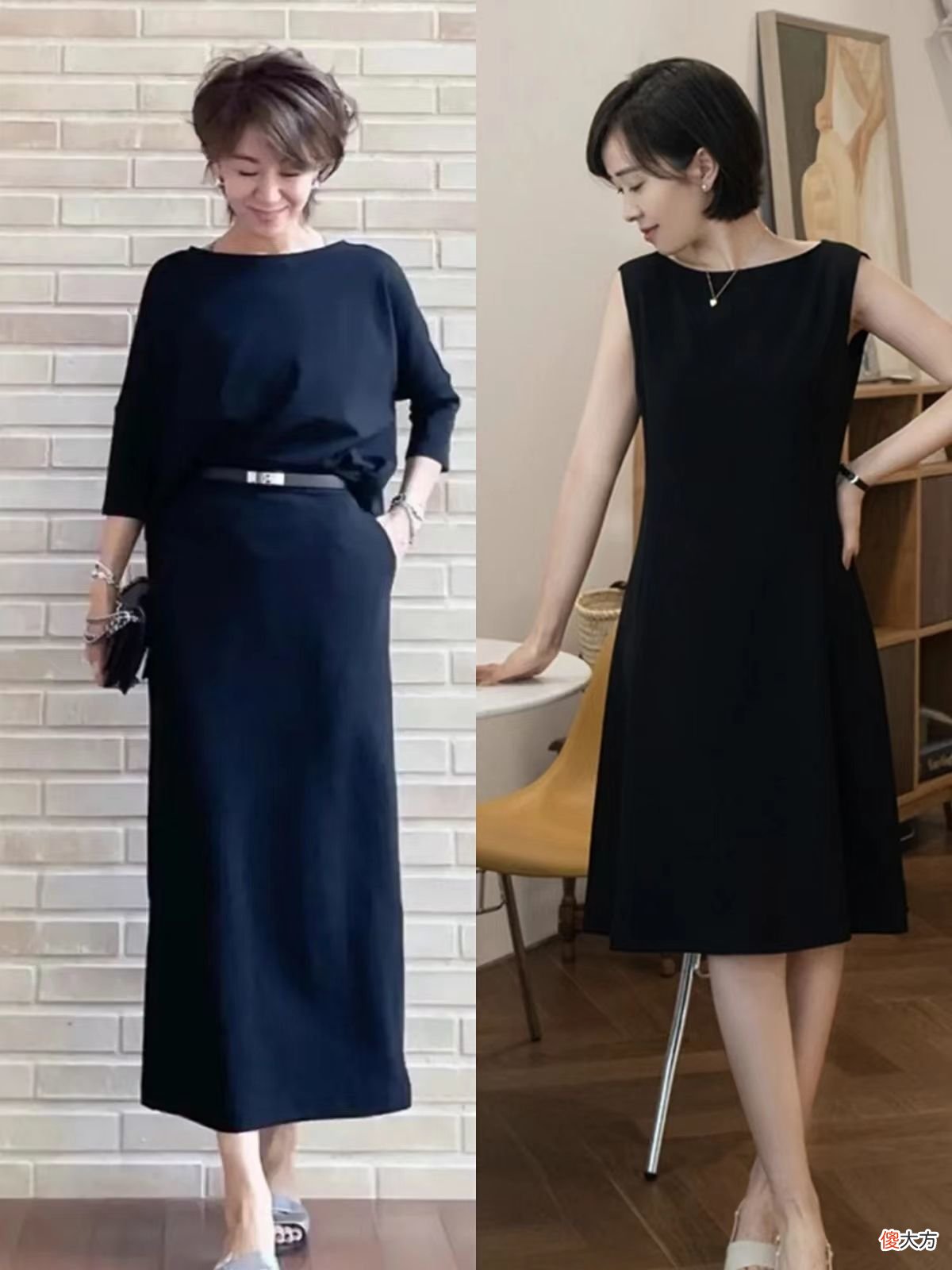 【时尚一点】到了夏季才发现，“小黑裙”才是炸街神器，40、50岁女人穿很迷人
