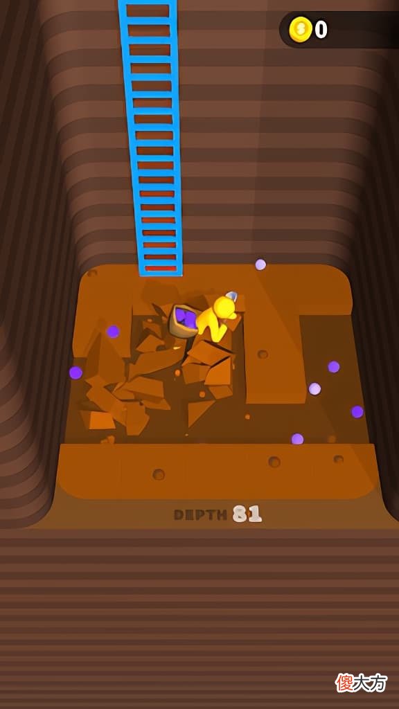 【游戏世界】CrazyLabs挖掘动作模拟游戏《Dig Deep》快来掘地三尺吧