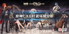 原神2.8万叶值得抽吗_2.8万叶退环境分析