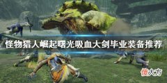 怪物猎人崛起大剑怎么玩_曙光吸血大剑毕业装备推荐