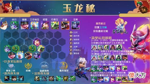 【游戏世界】云顶弈周棋事：12.12B王者阵容排行，霞与赛芬成毒瘤，玉龙崛起