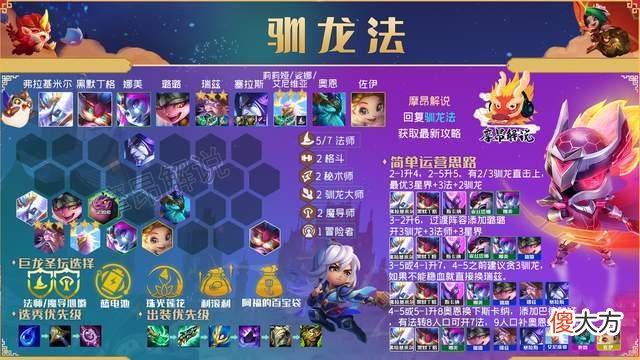【游戏世界】云顶弈周棋事：12.12B王者阵容排行，霞与赛芬成毒瘤，玉龙崛起