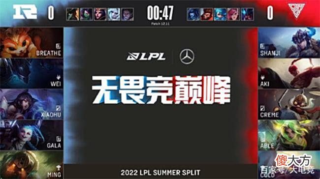 【游戏迷】LOL-LPL：GALA金克丝枪炮奏鸣轻松超神，RNG让一追二击败OMG