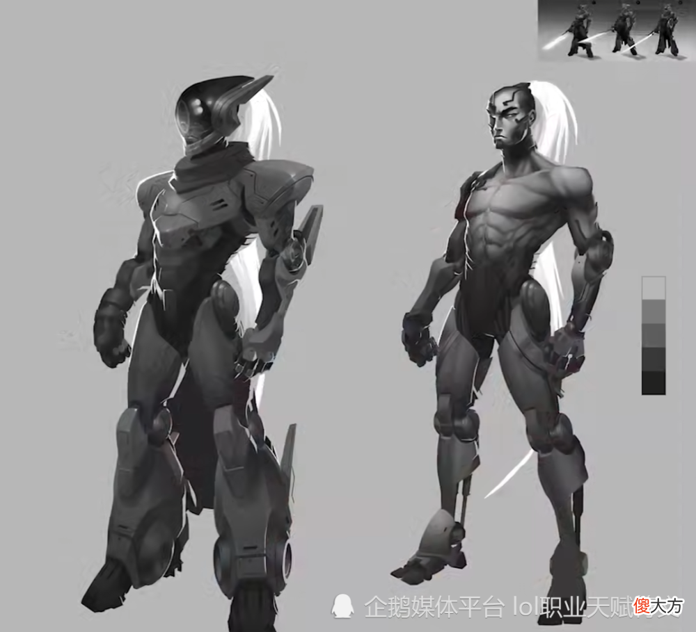 【游戏世界】看一下LOL拳头给英雄准备的模型备选方案 第一个感觉拳头选错了