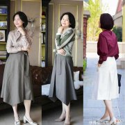 【时尚一点】“长裙+粗跟鞋”，才是优雅女人最爱的搭配，出门化个淡妆就很美