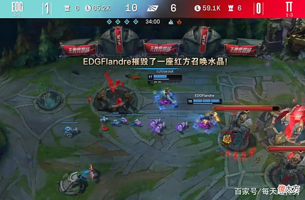 【游戏迷】冠军中单Scout发威，EDG双杀TT，小祥回天乏术