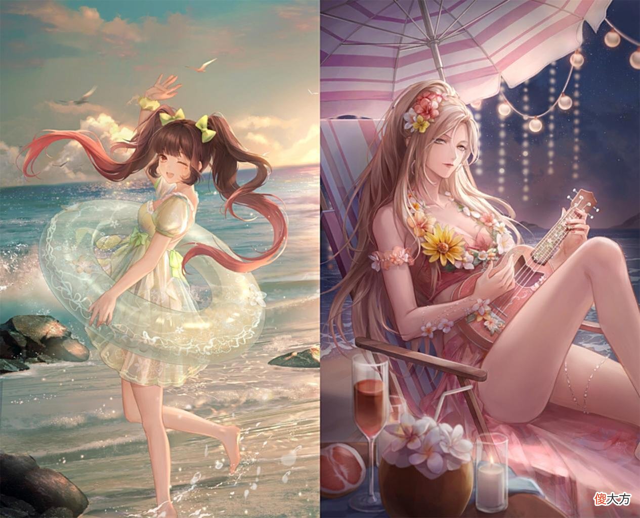 【游戏世界】闪耀暖暖：3年是一个轮回，当初与如今的泳装都会让玩家喜爱
