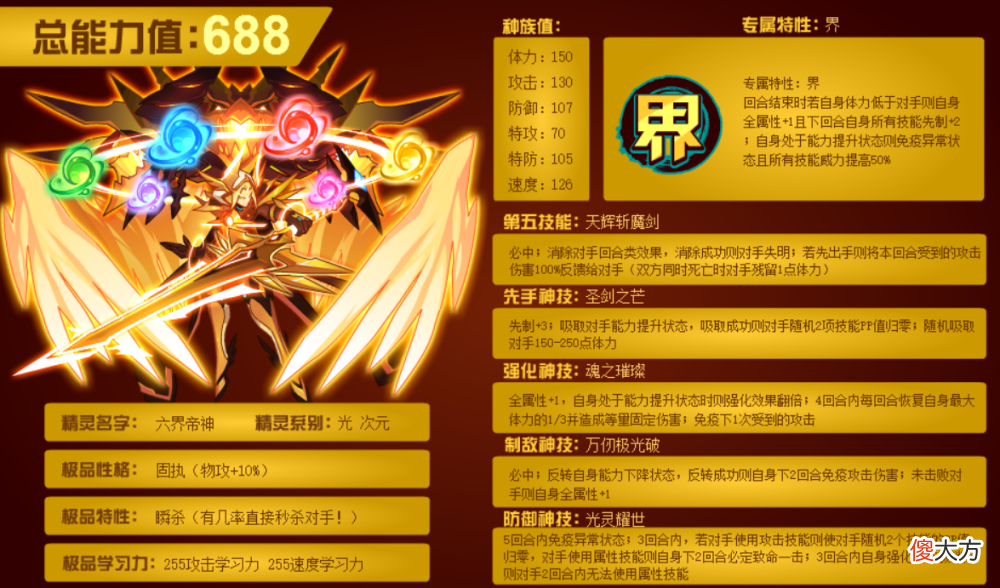 【游戏迷】圣斗士星矢手游：六界帝神精灵介绍