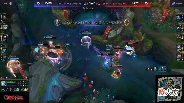 【游戏世界】KT的救世主！Aiming2连POG带队完成落后9K经济大翻盘力克NS