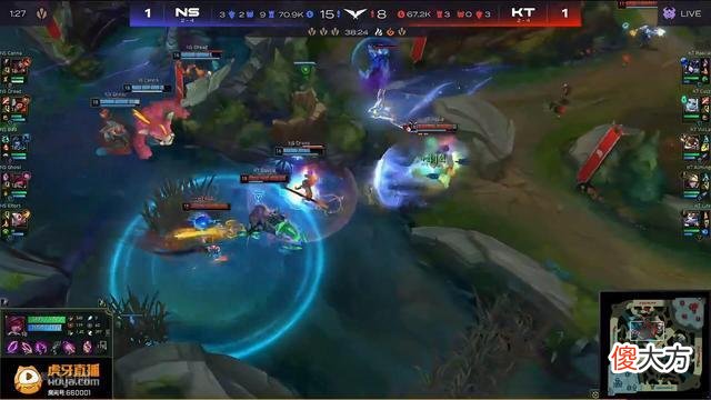 【游戏世界】KT的救世主！Aiming2连POG带队完成落后9K经济大翻盘力克NS