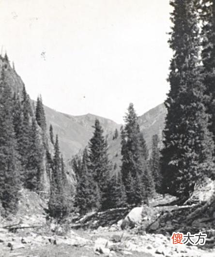 【爱历史】老照片：1910年新疆伊犁人物肖像，伊犁河风景与当地牧民