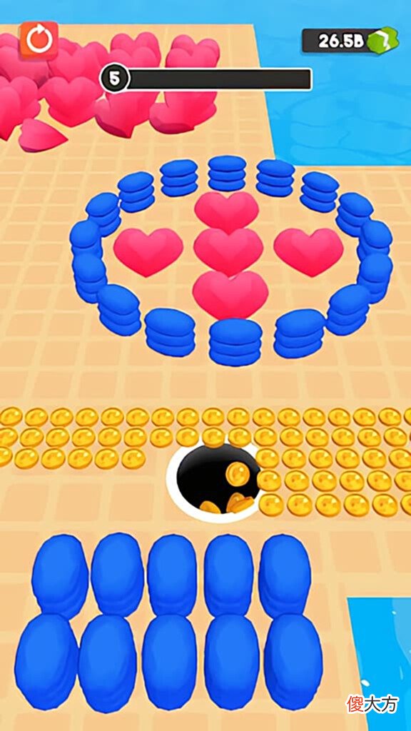 【游戏迷】Rollic吞噬休闲游戏《ArcadeHole》延续黑洞大作战神话