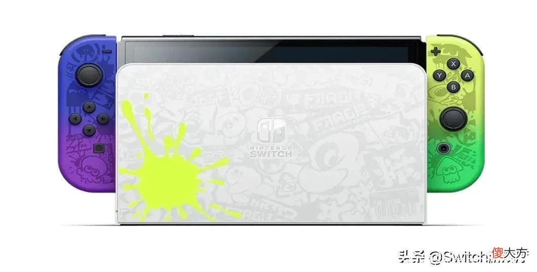 【游戏世界】你们要的新款Switch来了！《喷射战士3》限定款Switch OLED公布