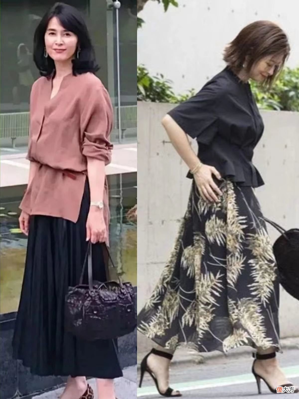【就爱时尚】50岁女人，“短袖衬衫＋膝下裙”，才是你夏天该有的优雅搭配