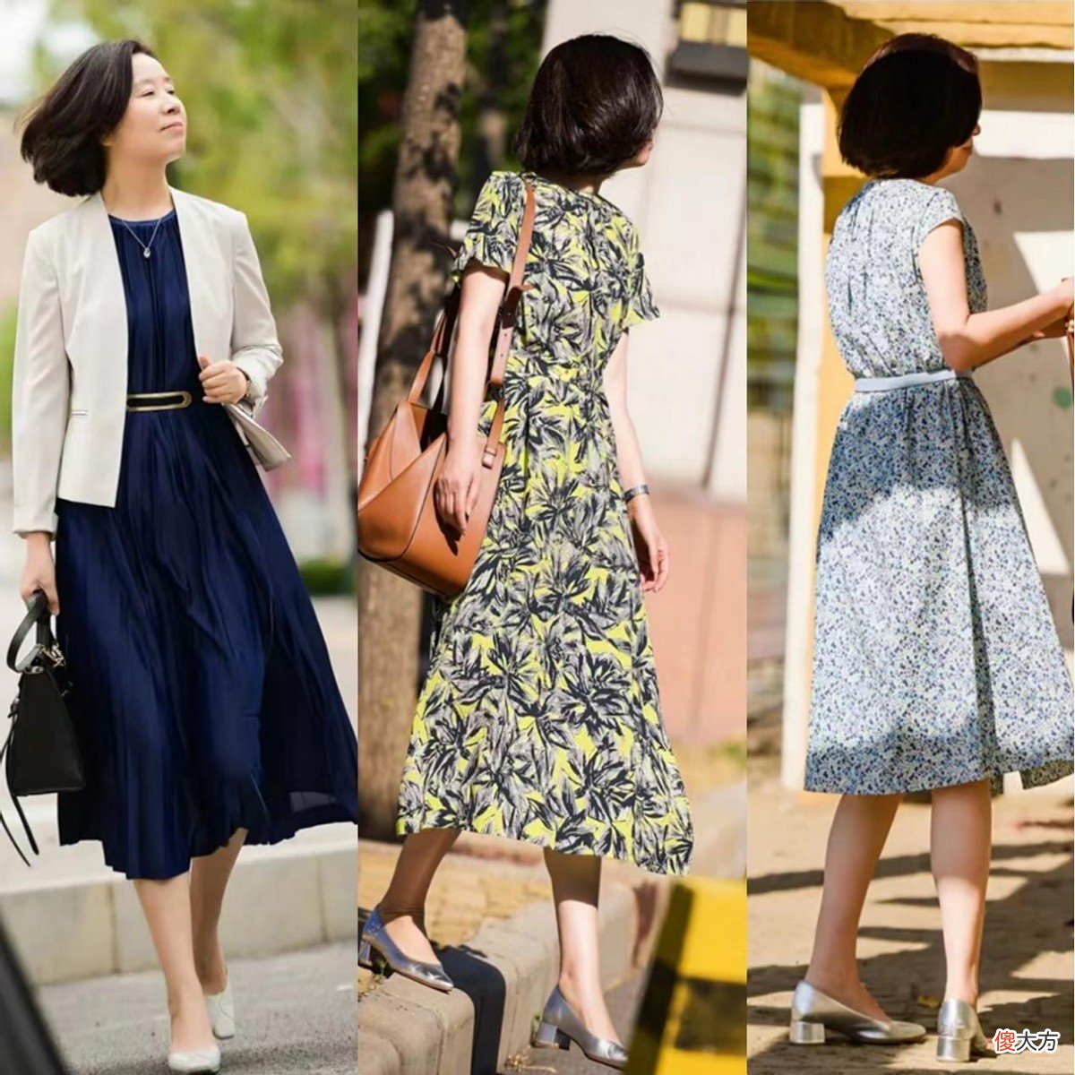 【时尚一点】真正不放任衰老的50岁女人，穿膝下裙、西装裤和带跟鞋，体面优雅