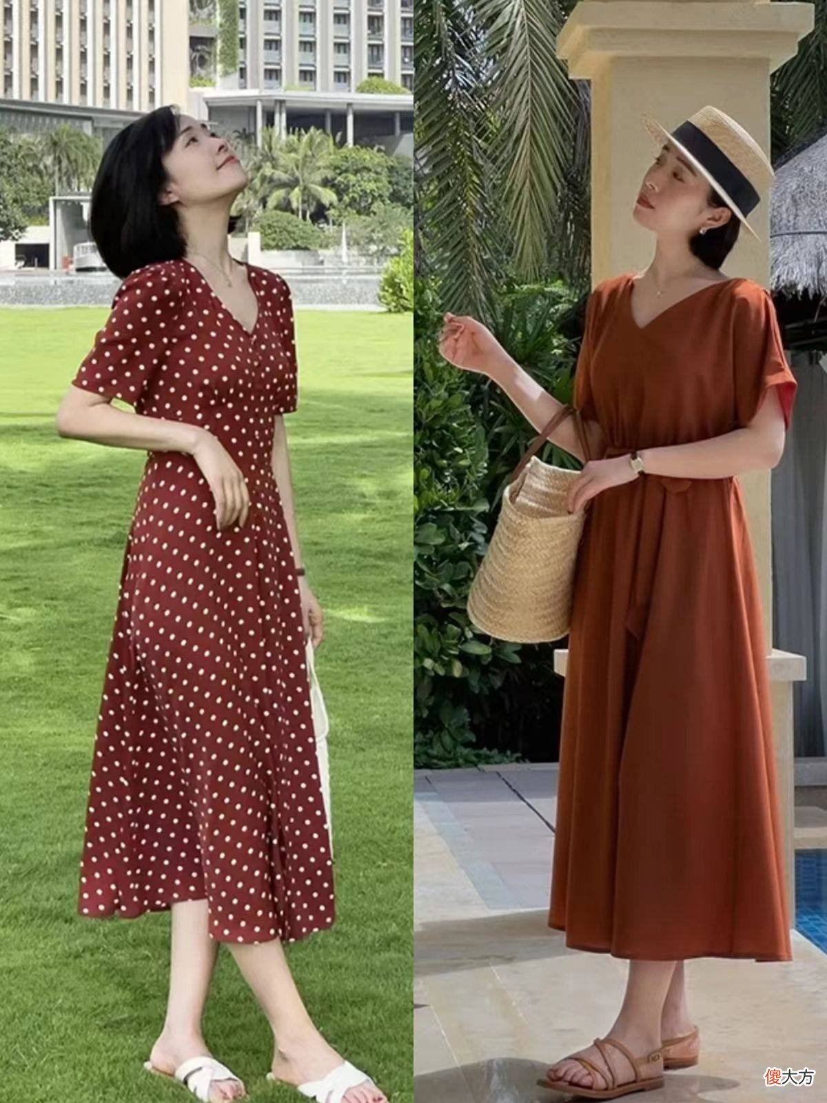 【时尚一点】夏天白色连衣裙选择这4种颜色的连衣裙，优雅又显贵