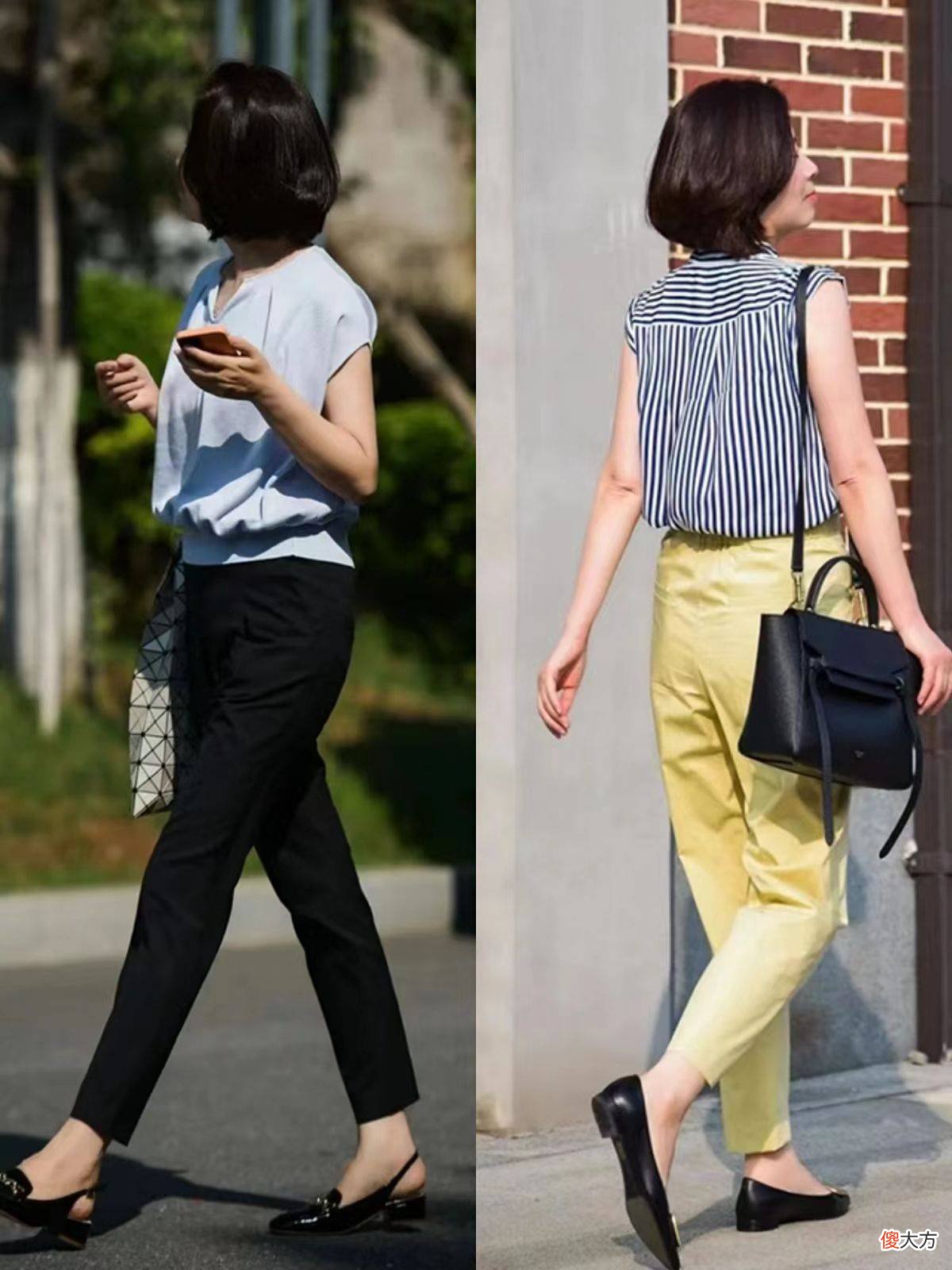 【就爱时尚】50岁女人穿衣讲究得体，膝下裙、西装裤和带跟鞋凹造型